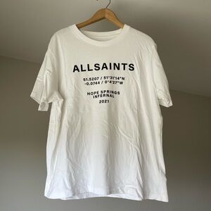 All Saints Classic White Tee